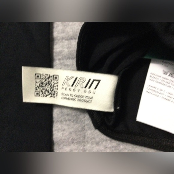 Kirin Peggy Gou Jersey Open Back Long Sleeve Bodysuit Black - Picture 9 of 12